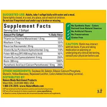 Nature Made Super B Energy Complex for Brain Support
