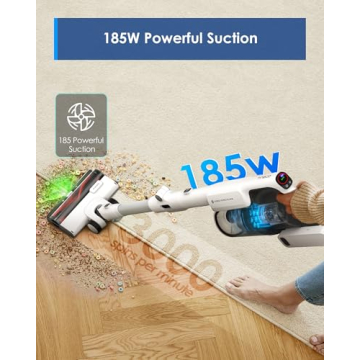 Tineco Pure ONE A50S Stick Vacuum with 185W Suction