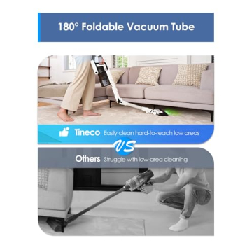 Tineco Pure ONE A50S Stick Vacuum with 185W Suction