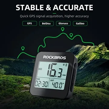 ROCKBROS GPS Bike Computer with Waterproof Design
