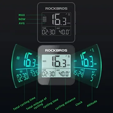 ROCKBROS GPS Bike Computer with Waterproof Design