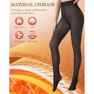 Warm Fleece Lined Tights Set for Women - Stylish & Comfortable Winter Leggings