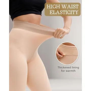 Warm Fleece Lined Tights Set for Women - Stylish & Comfortable Winter Leggings