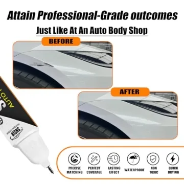 Car Touch-Up Paint for Tesla Model Y/3/X/S - Premium Pearl White Paint Repair