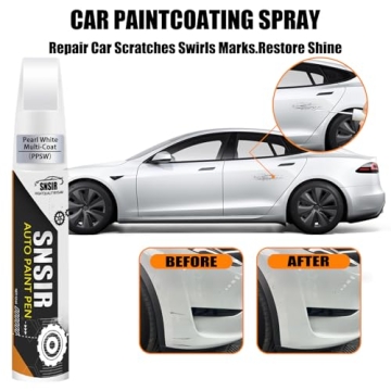 Premium Tesla Compatible Touch Up Paint - Pearl White