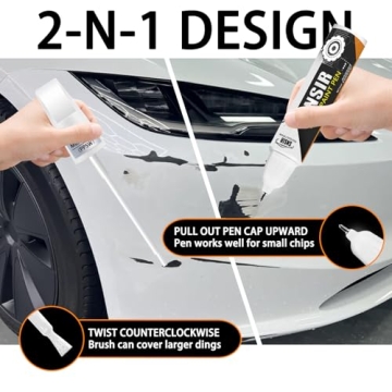 Premium Tesla Compatible Touch Up Paint - Pearl White