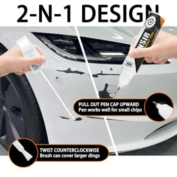 Premium Tesla Compatible Touch Up Paint - Pearl White