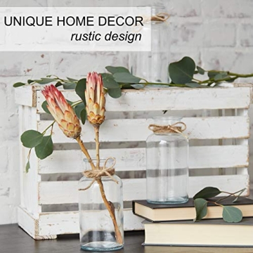 Antique Glass Bottles Set for Unique Home Decor