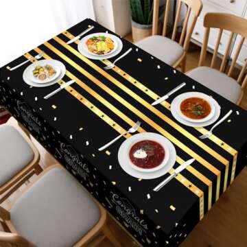 Graduate in Style with Childom Tablecloths for Parties