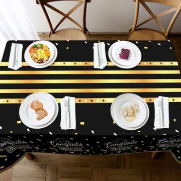 Graduate in Style with Childom Tablecloths for Parties