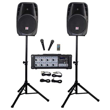 Rockville RPG2X12 Complete PA System with Bluetooth & Premium Sound