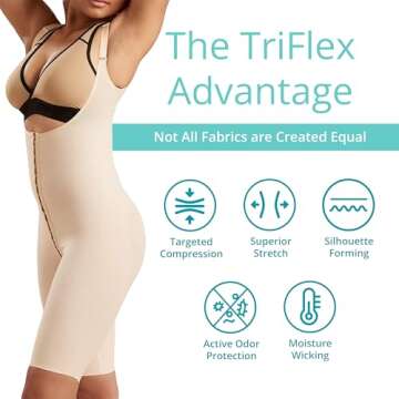 MARENA SFBHS Women’s Girdle - High Back & Short Length for Recovery