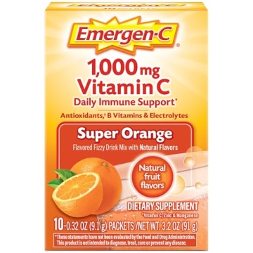 Emergen-C Vitamin C Powder 1000mg - Immune Support Supplement