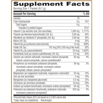 Emergen-C 1000mg Vitamin C Powder for Immune Support