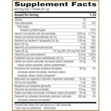 Emergen-C 1000mg Vitamin C Powder for Immune Support