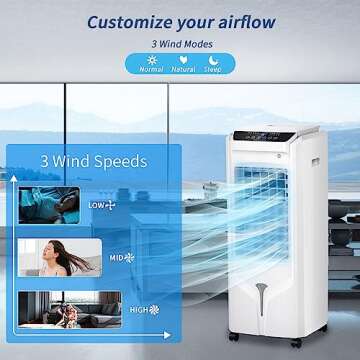 AKIRES 3-in-1 Portable Air Conditioner for All Spaces