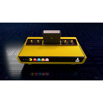 Atari 2600+ PAC-MAN Edition Console, Game & Wireless Joystick