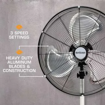 Hurricane 2 Pack Oscillating Pedestal Stand Fan, for Home & Bedroom, 20" Pro