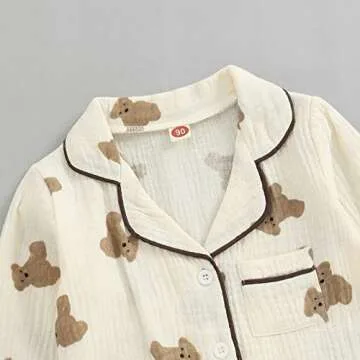 Kids Pajama Set for Toddlers - Cute & Comfortable PJs