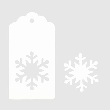 150pcs Christmas Snowflake Gift Tags for Holiday Gifting