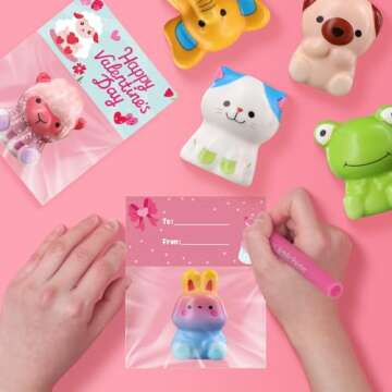MGparty Kids Valentine's Day Gift Cards & Fidget Toys