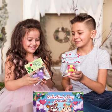 MGparty Kids Valentine's Day Gift Cards & Fidget Toys