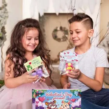 MGparty Kids Valentine's Day Gift Cards & Fidget Toys