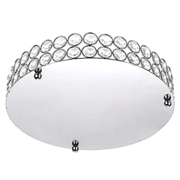 Hipiwe Crystal Makeup Tray for Elegant Home Decor