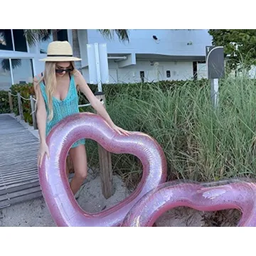 47" Heart Pool Float for Couples & Fun Summer Days