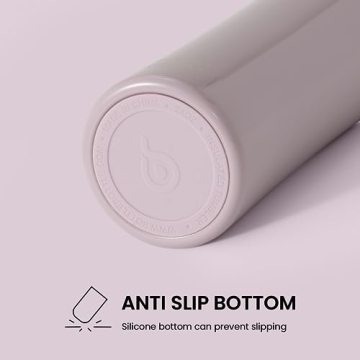 Stylish Insulated Water Bottle with Dual-use Lid 24oz