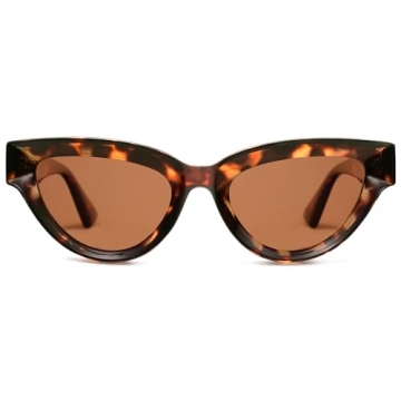 SOJOS Retro Polarized Cat Eye Sunglasses for Stylish Women