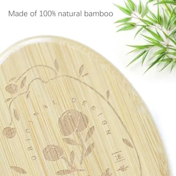 Menesia Bamboo Hair Brush for Healthier Hair Care