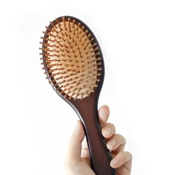 Menesia Bamboo Hair Brush for Healthier Hair Care