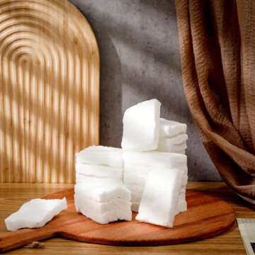 50 Pcs Tabletop Fire Pit Wool Wicks for Long-Lasting Use