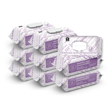 Gentle Amazon Elements Baby Wipes for Sensitive Skin