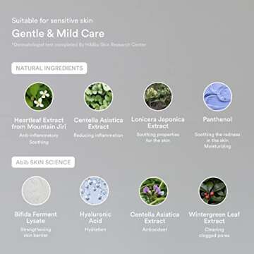 Abib Heartleaf Calming Toner Skin Booster 7.1 fl oz / 210ml I Toner for Senstive Skin, Irritated Skin, Instant Relief for Acne