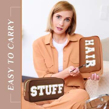 Stylish Remerry 4 Pcs Travel Toiletry Bags for Women