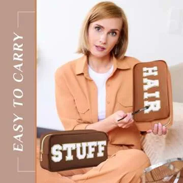 Stylish Remerry 4 Pcs Travel Toiletry Bags for Women