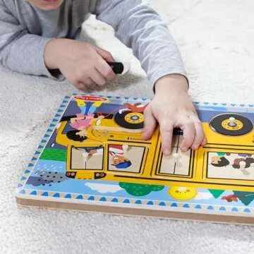 Melissa & Doug Wheels on the Bus Sound Puzzle for Kids