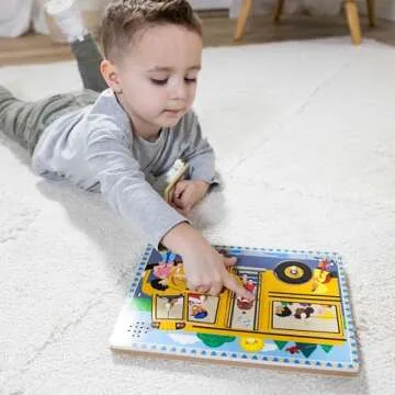 Melissa & Doug Wheels on the Bus Sound Puzzle for Kids