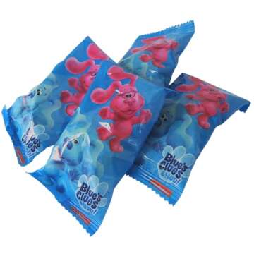 Imaginings 3 Blues Clues Lollipop Rings Birthday Decorations, Individually Wrapped Candy Party Favors Multi 8.46 Ounces