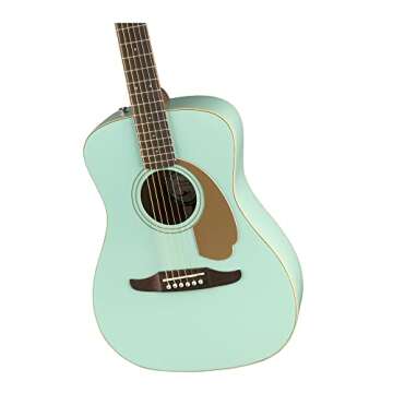 Fender Malibu Player Acoustic Electric Guitar, Aqua Splash, Walnut Fingerboard