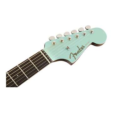 Fender Malibu Player Acoustic Electric Guitar, Aqua Splash, Walnut Fingerboard