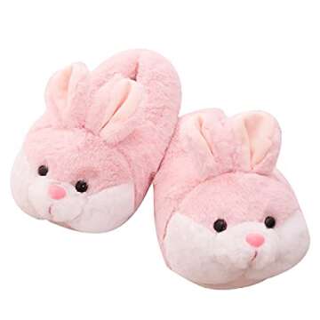 HANDKEI Bunny Slippers for Indoor & Outdoor Comfort