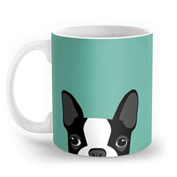 Society6 Boston Terrier Mug 11 oz – Perfect for Pet Lovers