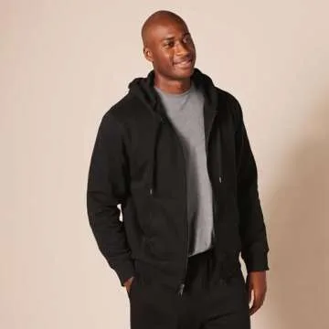 Amazon Essentials Full-Zip Fleece Hoodie for Comfort