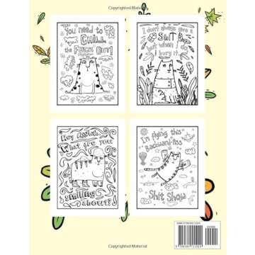 Swearing Cats: A Hilarious Adult Coloring Book for Cats Lovers: Cursing Cat Coloring Book for adults