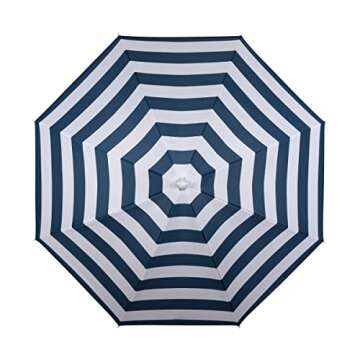 PICNIC TIME Outdoor Canopy Sunshade Beach Umbrella 5.5', Small Patio Umbrella, Beach Chair Umbrella,...