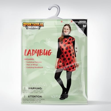 Charming Ladybug Costume for Women Ideal for Halloween