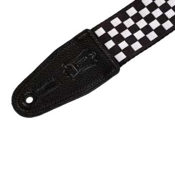 Levy's Leathers MP-28 Adjustable Guitar Strap with Checkerboard Motif